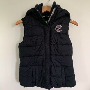 Abercrombie Navy Puffer Vest